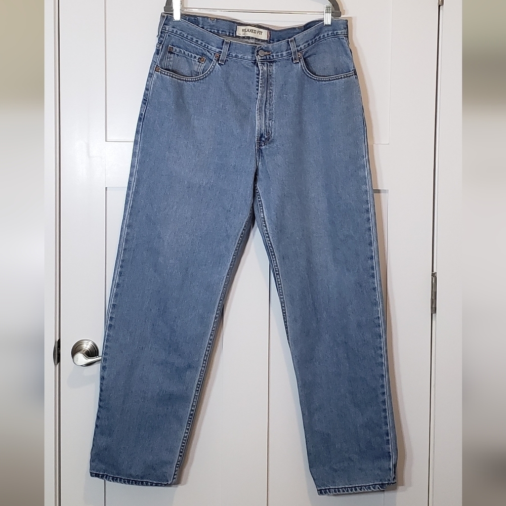 Levi's 550 Jeans  38 X 32 Relaxed Fit Denim Light/Medium Wash